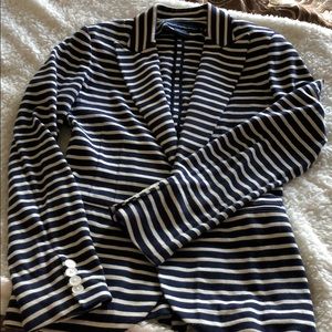 RALPH LAUREN STRIPPED BLAZER